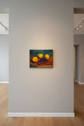 Still Life with Oranges and Grapes – Original Oil Painting